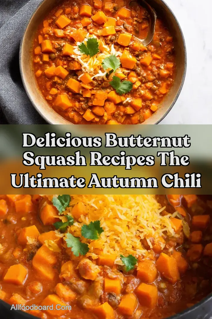 Delicious Butternut Squash Recipes The Ultimate Autumn Chili