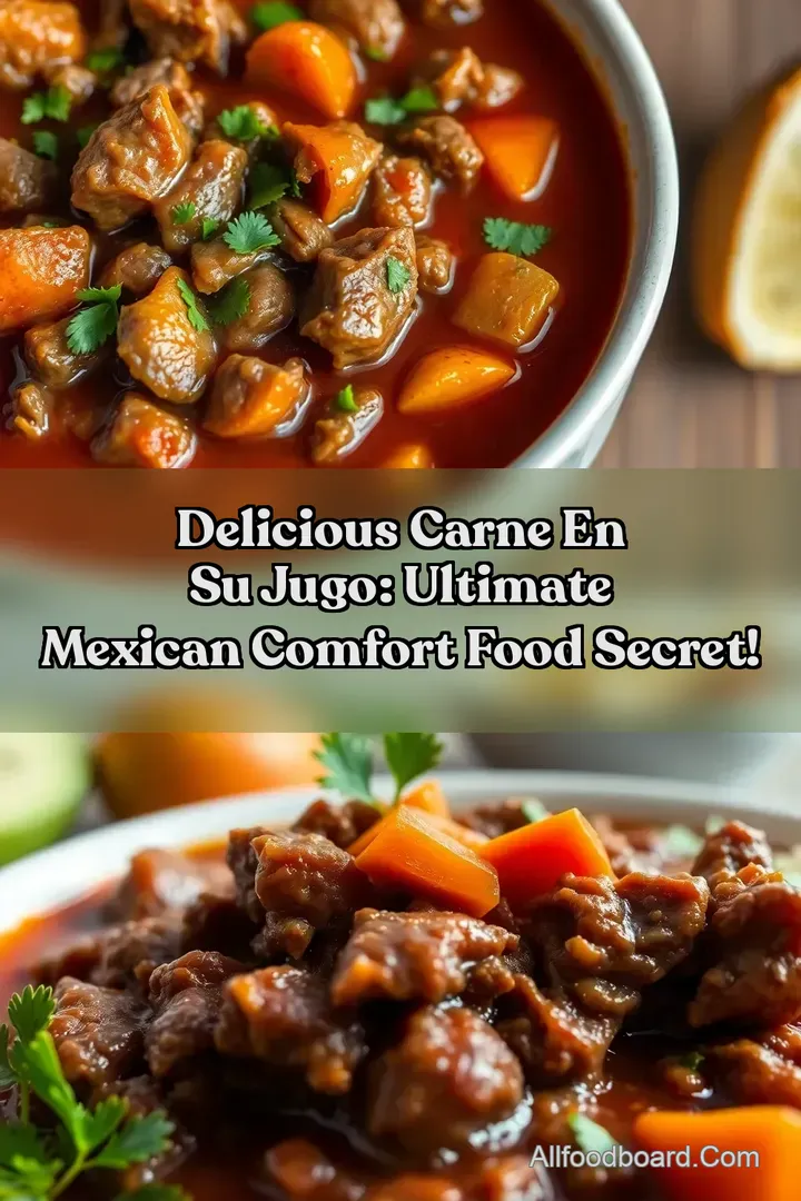 Delicious Carne en su Jugo: Ultimate Mexican Comfort Food Secret!