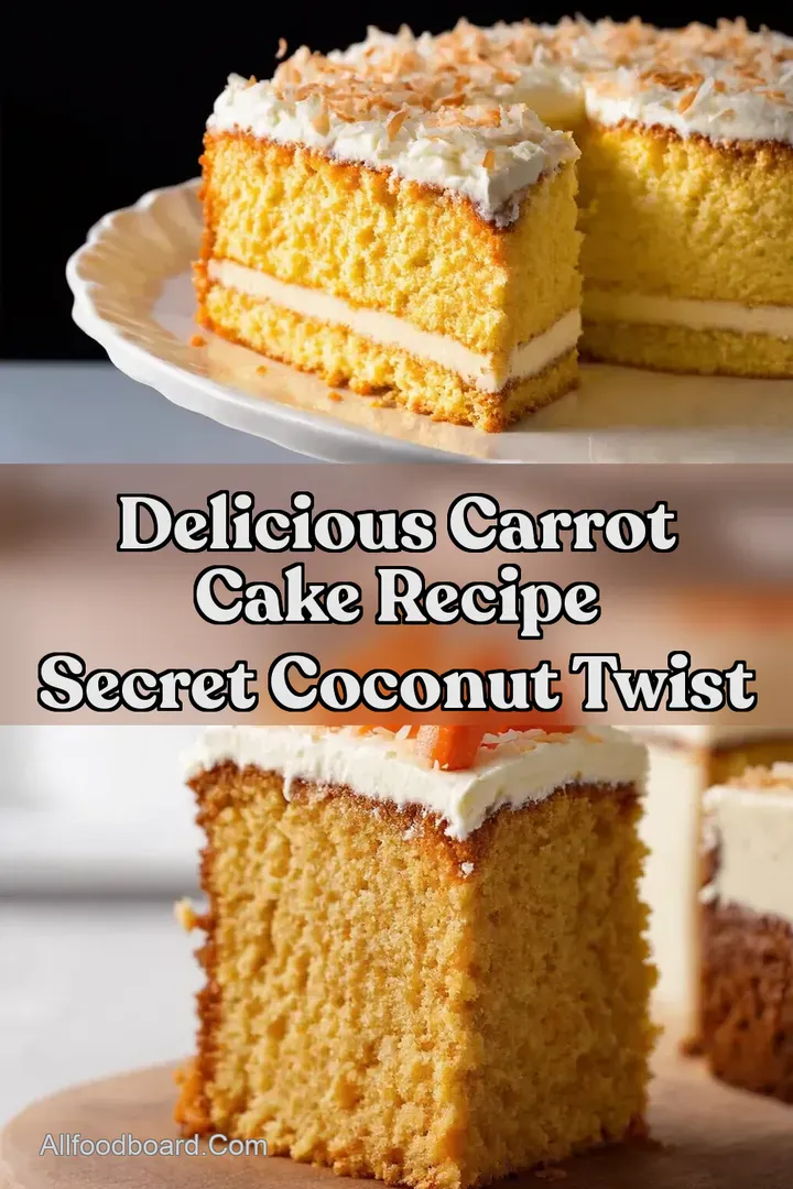 Delicious Carrot Cake Recipe Secret Coconut Twist