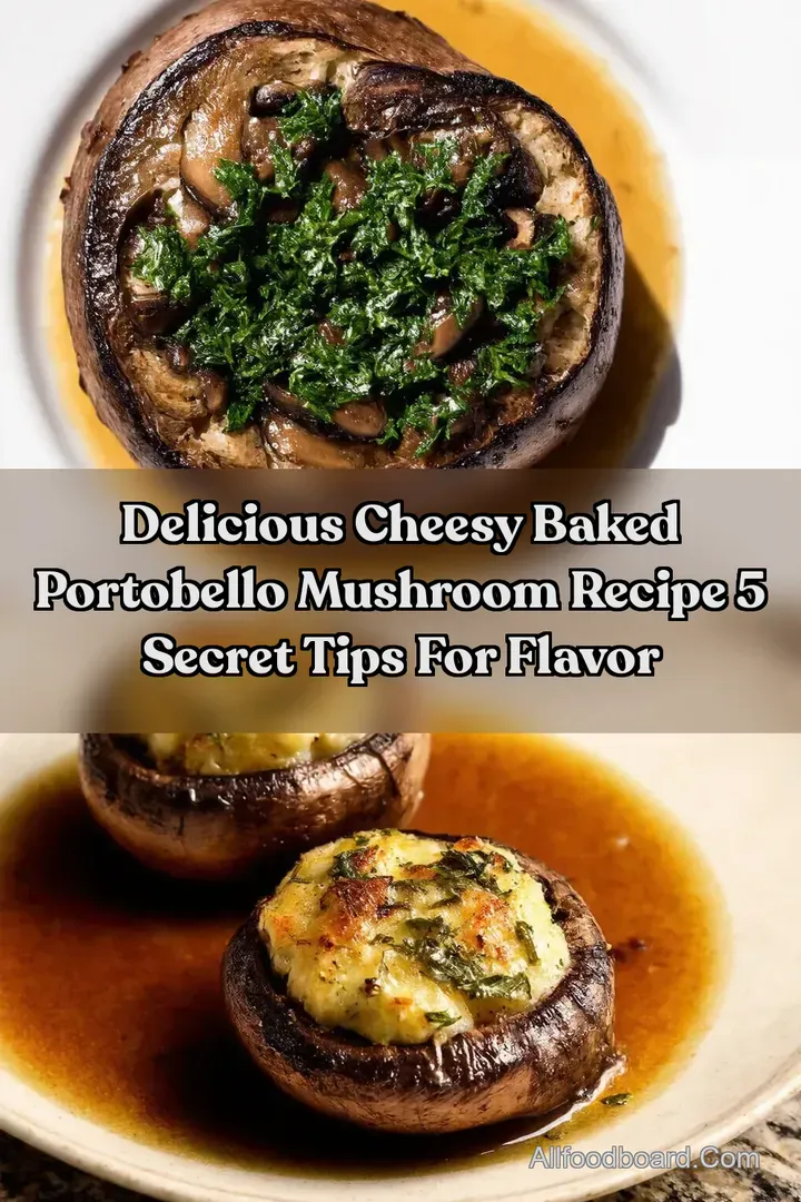 Delicious Cheesy Baked portobello mushroom recipe 5 Secret Tips For Flavor