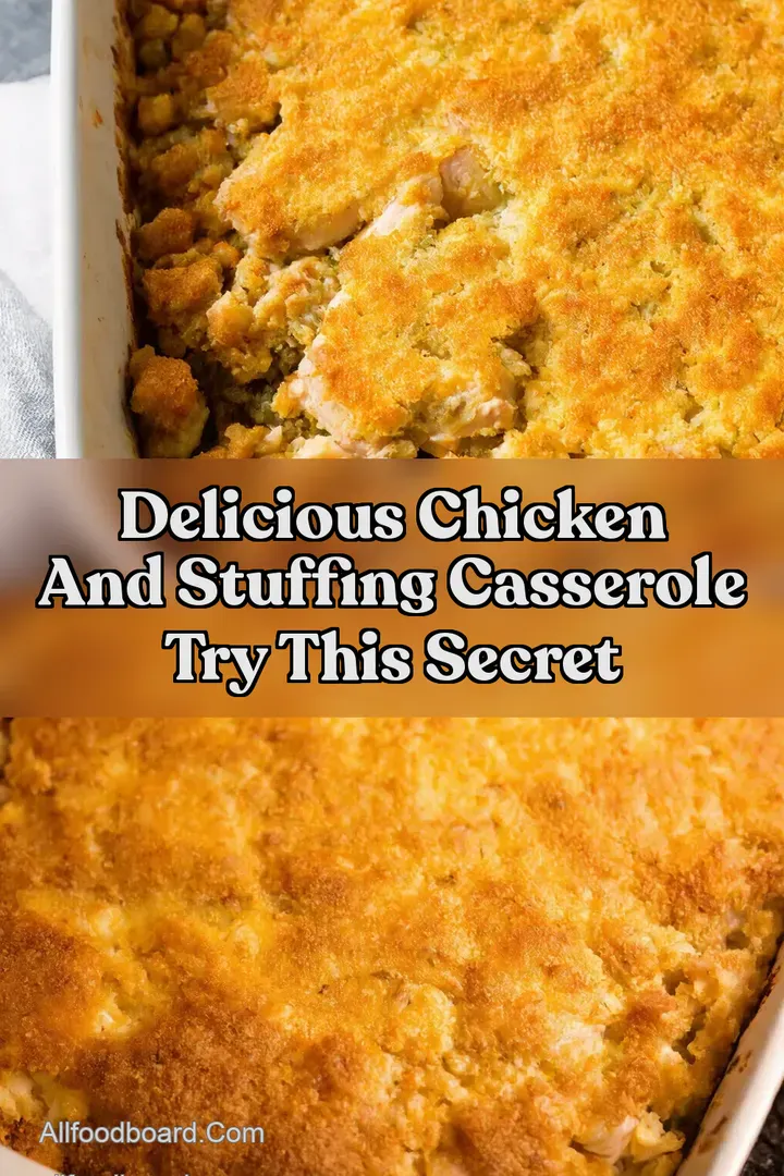 Delicious Chicken And Stuffing Casserole Try This Secret