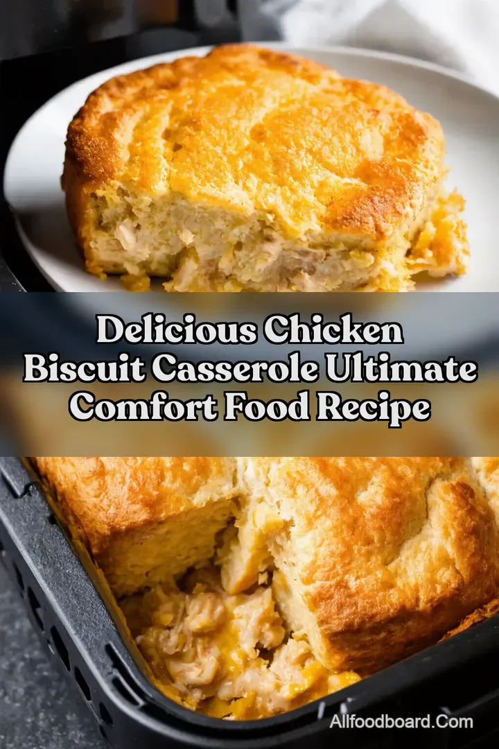 Delicious Chicken Biscuit Casserole Ultimate Comfort Food Recipe