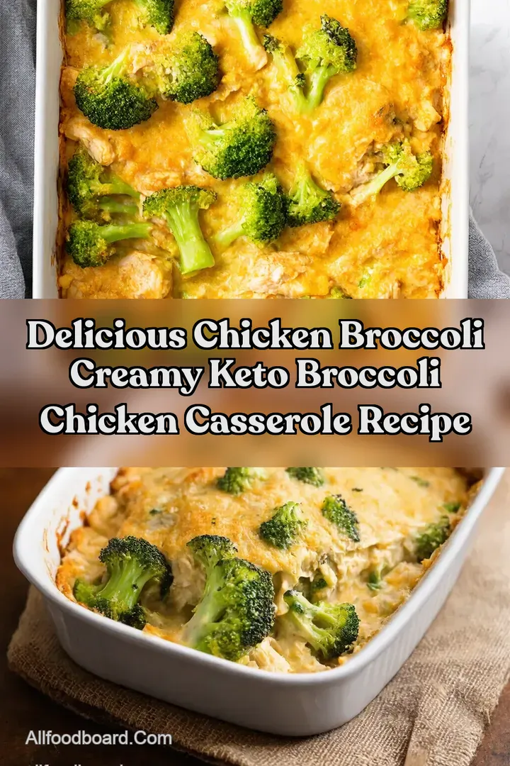 Delicious Chicken Broccoli Creamy Keto Broccoli Chicken Casserole Recipe