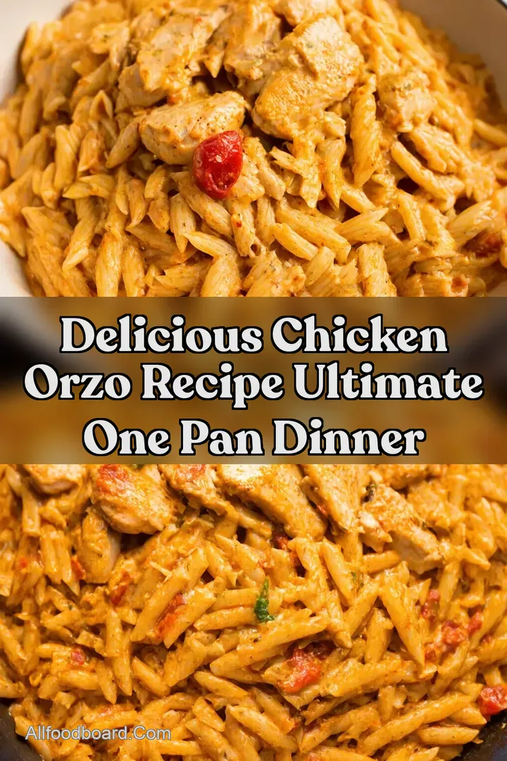 Delicious Chicken Orzo Recipe Ultimate One Pan Dinner