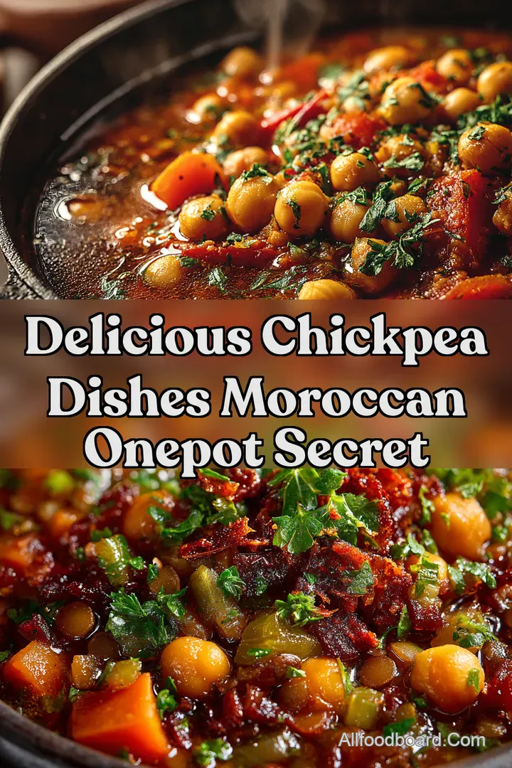 Delicious Chickpea Dishes Moroccan OnePot Secret