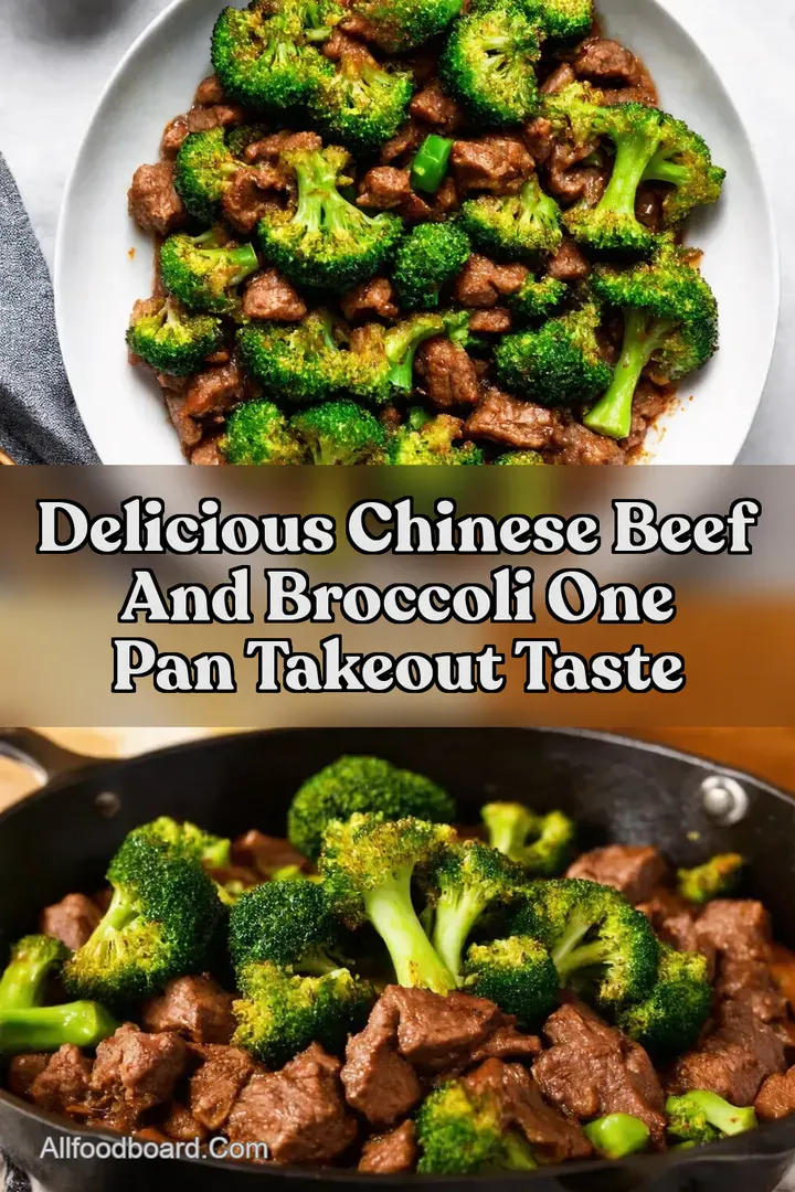 Delicious Chinese Beef And Broccoli One Pan Takeout Taste