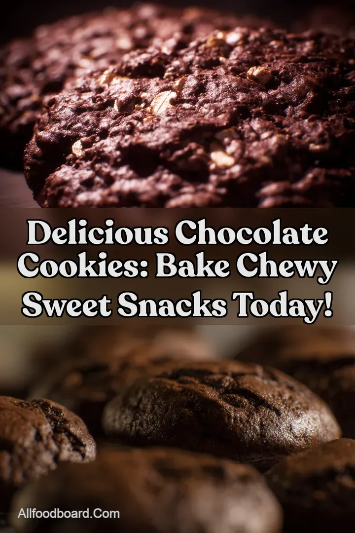 Delicious Chocolate Cookies: Bake Chewy Sweet Snacks Today! : PIN FOR LATER Delicious Chocolate Cookies: Bake Chewy Sweet Snacks Today!