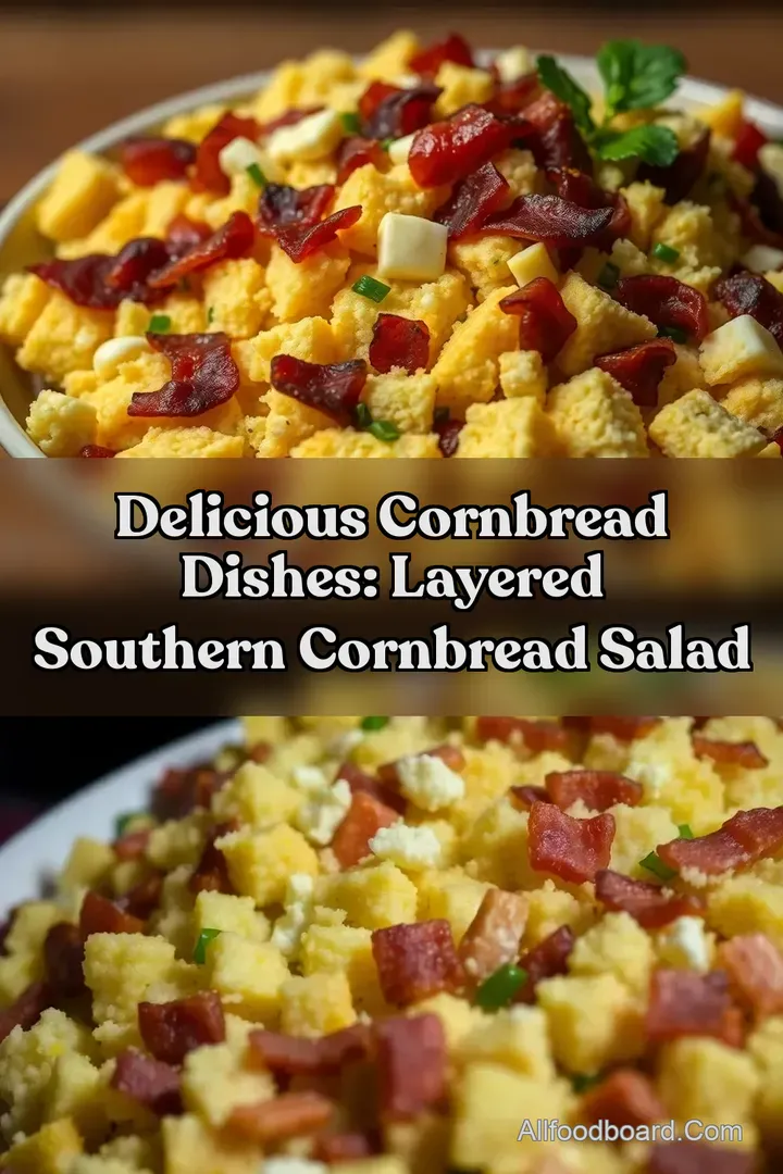 Delicious Cornbread Dishes: Layered Southern Cornbread Salad