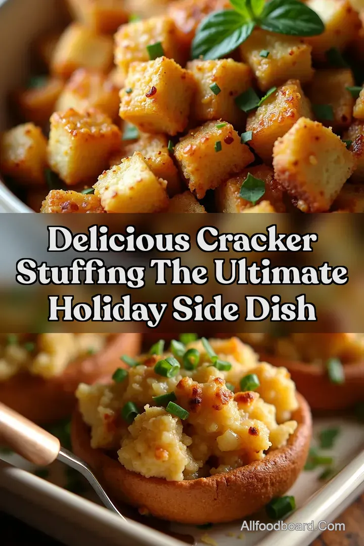 Delicious Cracker Stuffing The Ultimate Holiday Side Dish
