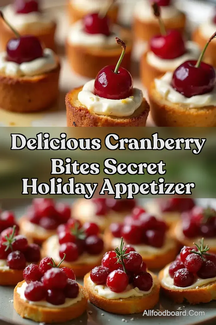 Delicious Cranberry Bites Secret Holiday Appetizer