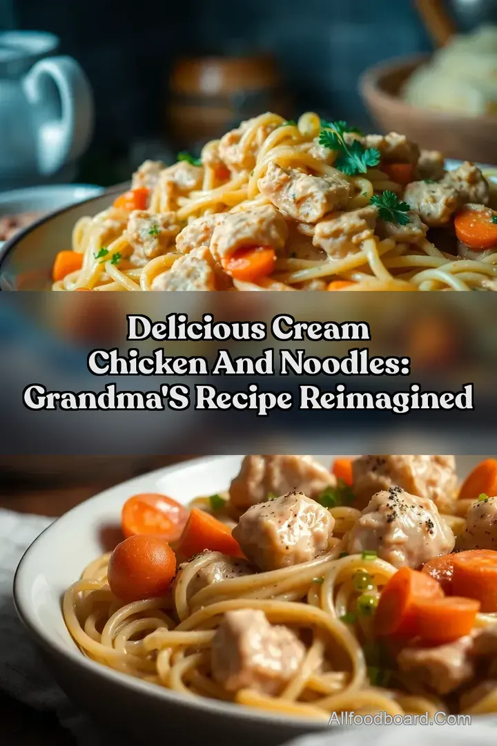Delicious Cream Chicken And Noodles: Grandma s Recipe Reimagined