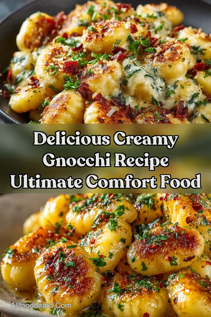 Delicious Creamy Gnocchi Recipe Ultimate Comfort Food