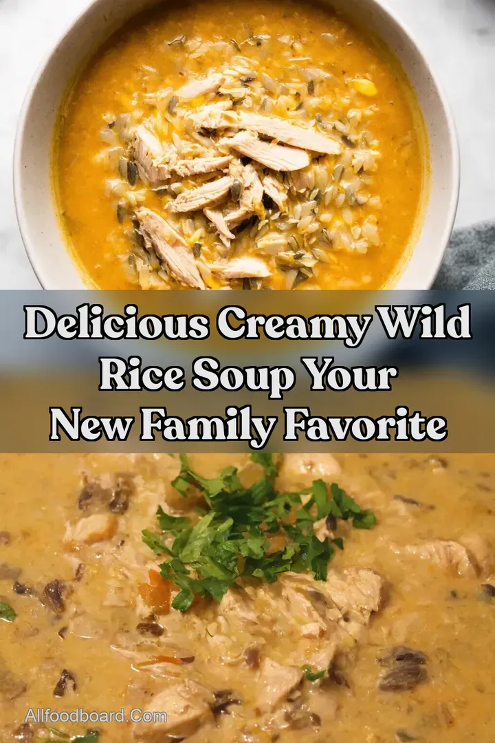 Delicious Creamy Wild Rice Soup Your New Family Favorite : PIN FOR LATER Delicious Creamy Wild Rice Soup Your New Family Favorite