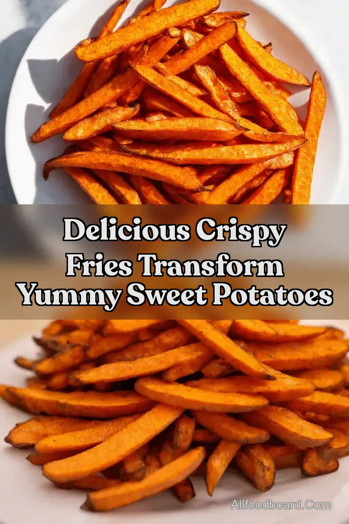 Delicious Crispy Fries Transform Yummy Sweet Potatoes