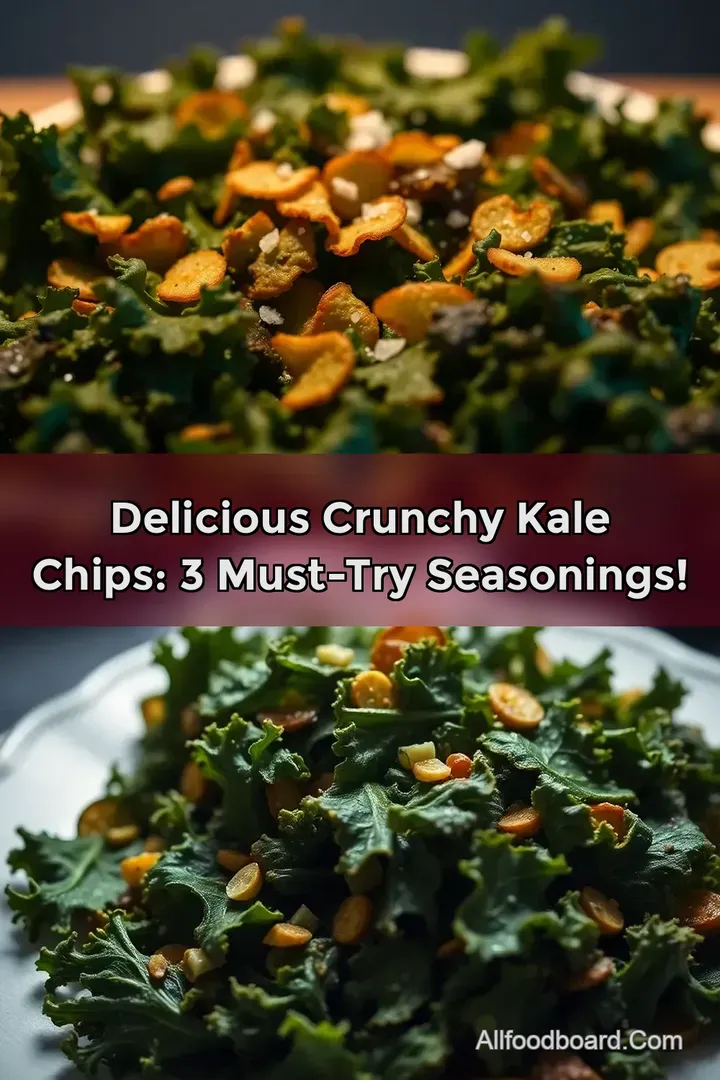 Delicious Crunchy Kale Chips: 3 Must-Try Seasonings!