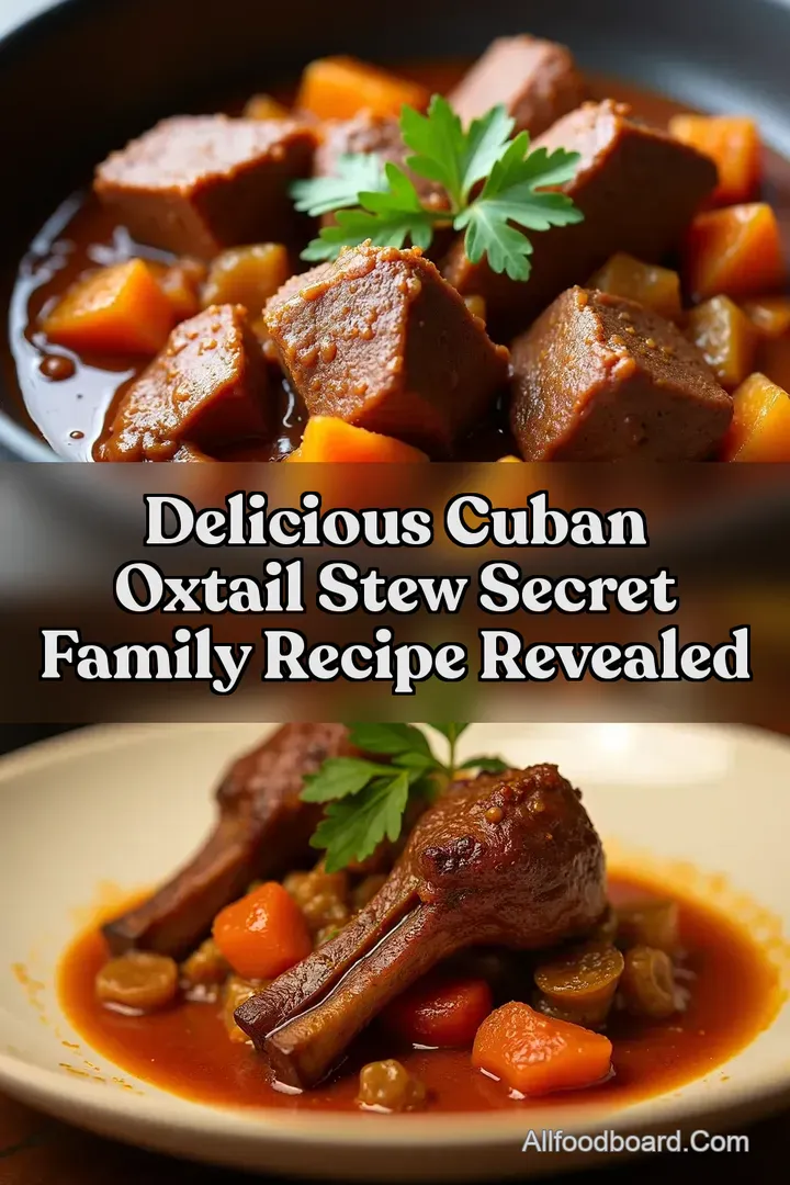 Delicious Cuban Oxtail Stew Secret Family Recipe Revealed