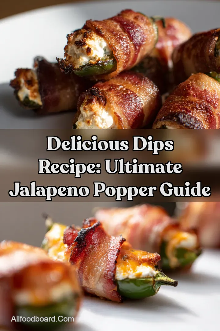 Delicious Dips Recipe: Ultimate Jalapeno Popper Guide : PIN FOR LATER Delicious Dips Recipe: Ultimate Jalapeno Popper Guide