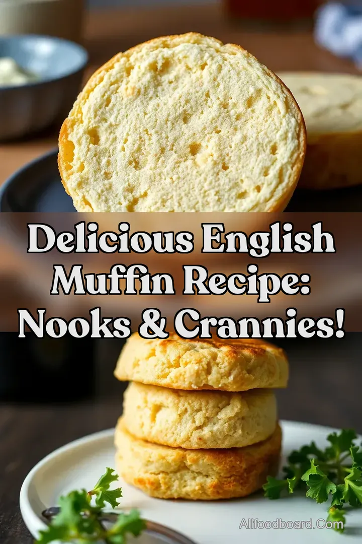 Delicious English Muffin Recipe: Nooks & Crannies! : PIN FOR LATER Delicious English Muffin Recipe: Nooks & Crannies!