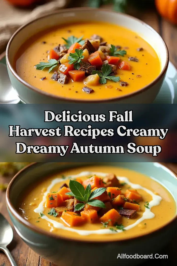 Delicious Fall Harvest Recipes Creamy Dreamy Autumn Soup