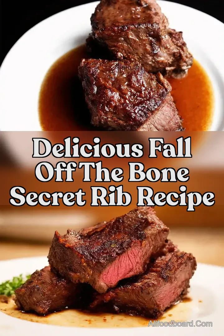 Delicious Fall Off The Bone Secret Rib Recipe