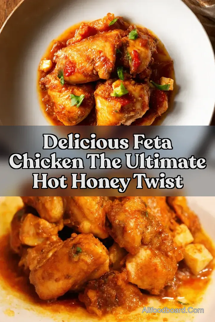 Delicious Feta Chicken The Ultimate Hot Honey Twist : PIN FOR LATER Delicious Feta Chicken The Ultimate Hot Honey Twist