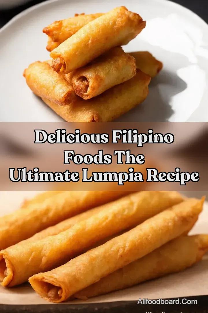 Delicious Filipino Foods The Ultimate Lumpia Recipe