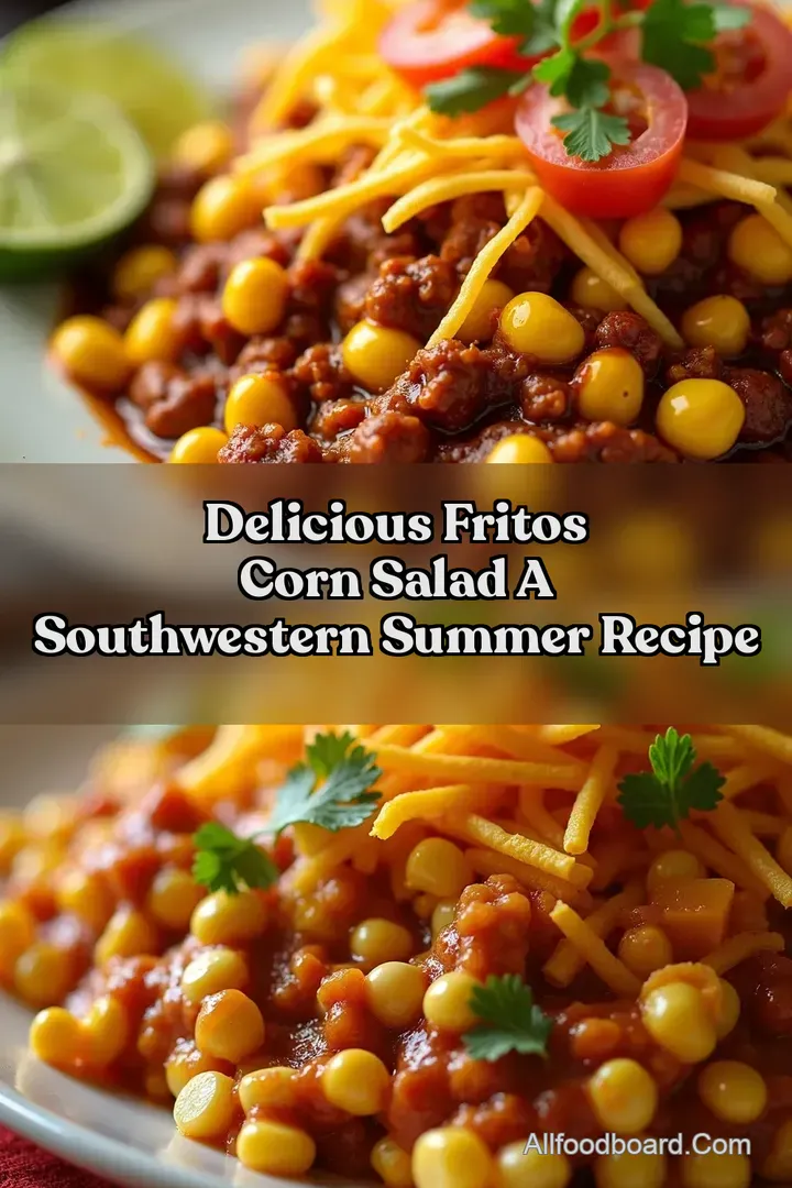 Delicious Fritos Corn Salad A Southwestern Summer Recipe : PIN FOR LATER Delicious Fritos Corn Salad A Southwestern Summer Recipe