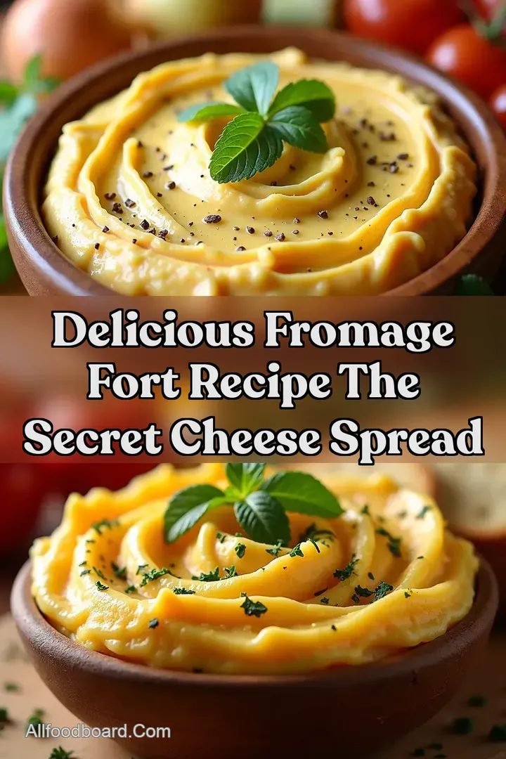 Delicious Fromage Fort Recipe The Secret Cheese Spread