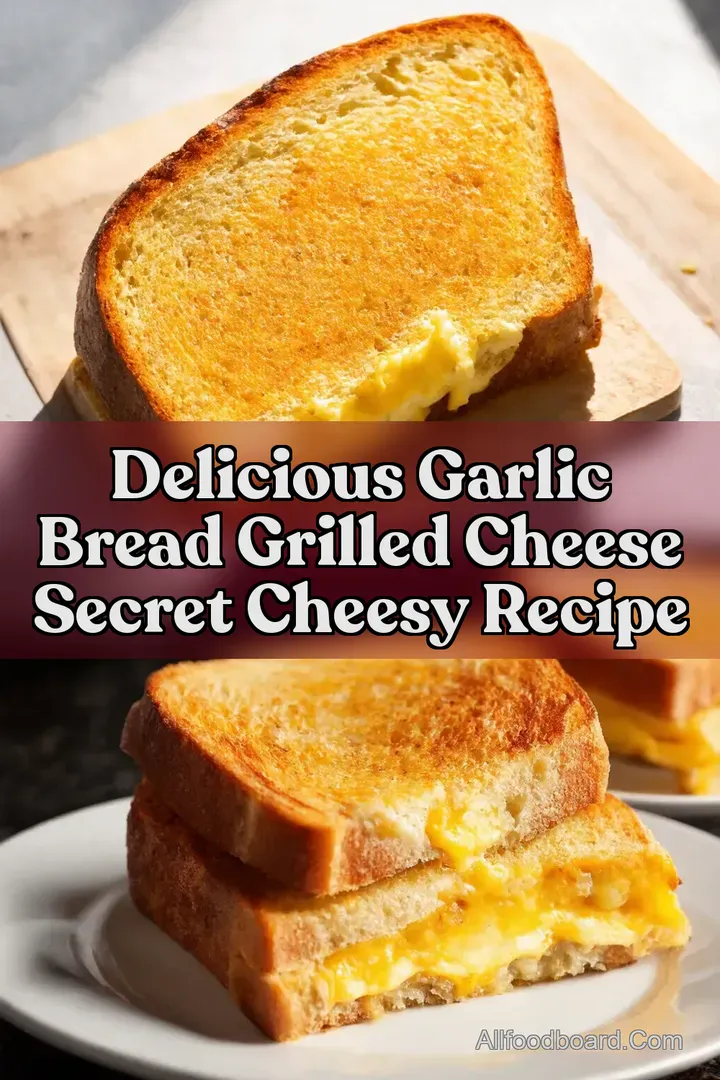 Delicious Garlic Bread Grilled Cheese Secret Cheesy Recipe