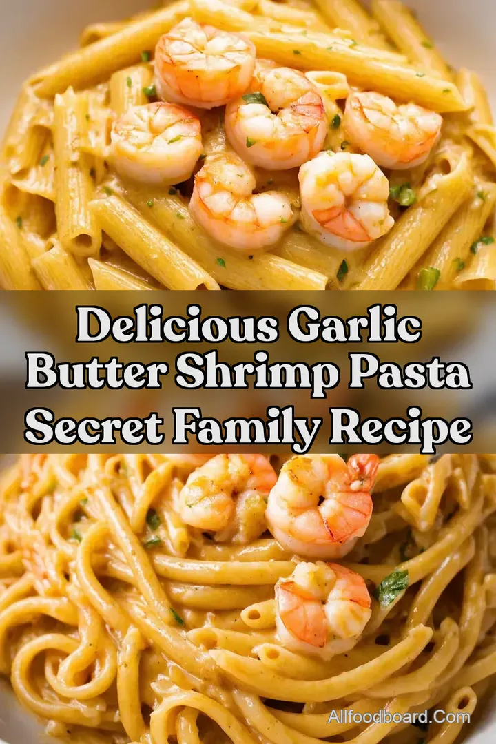 Delicious Garlic Butter Shrimp Pasta Secret Family Recipe