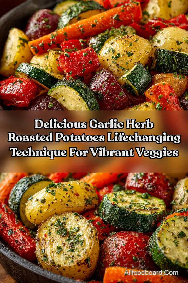 Delicious Garlic Herb Roasted Potatoes LifeChanging Technique for Vibrant Veggies : PIN FOR LATER Delicious Garlic Herb Roasted Potatoes LifeChanging Technique for Vibrant Veggies