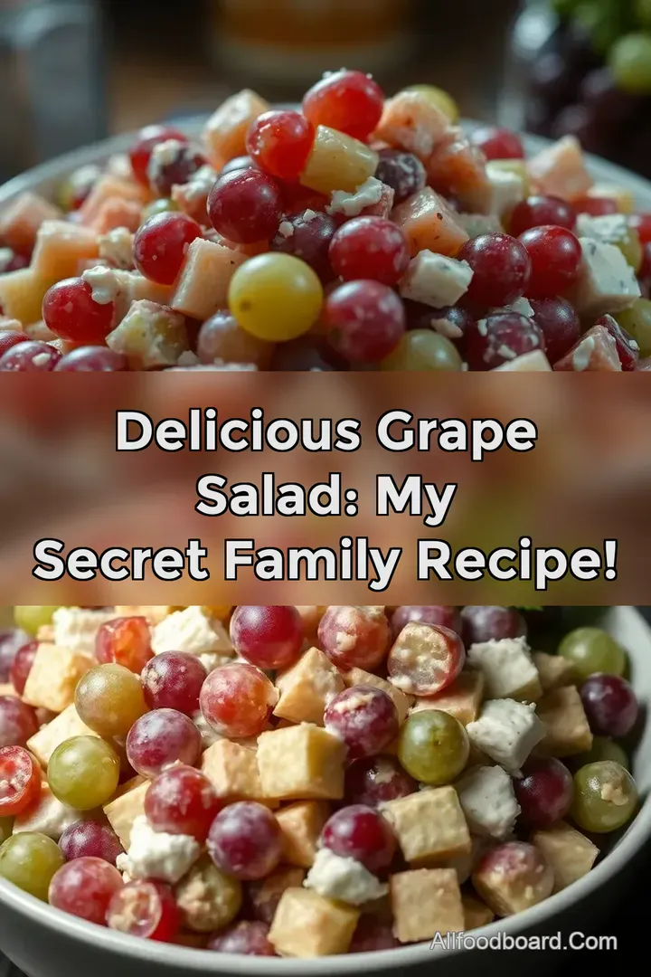 Delicious Grape Salad: My Secret Family Recipe!