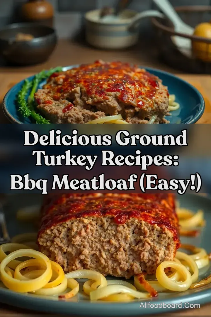 Delicious Ground Turkey Recipes: BBQ Meatloaf (Easy!)