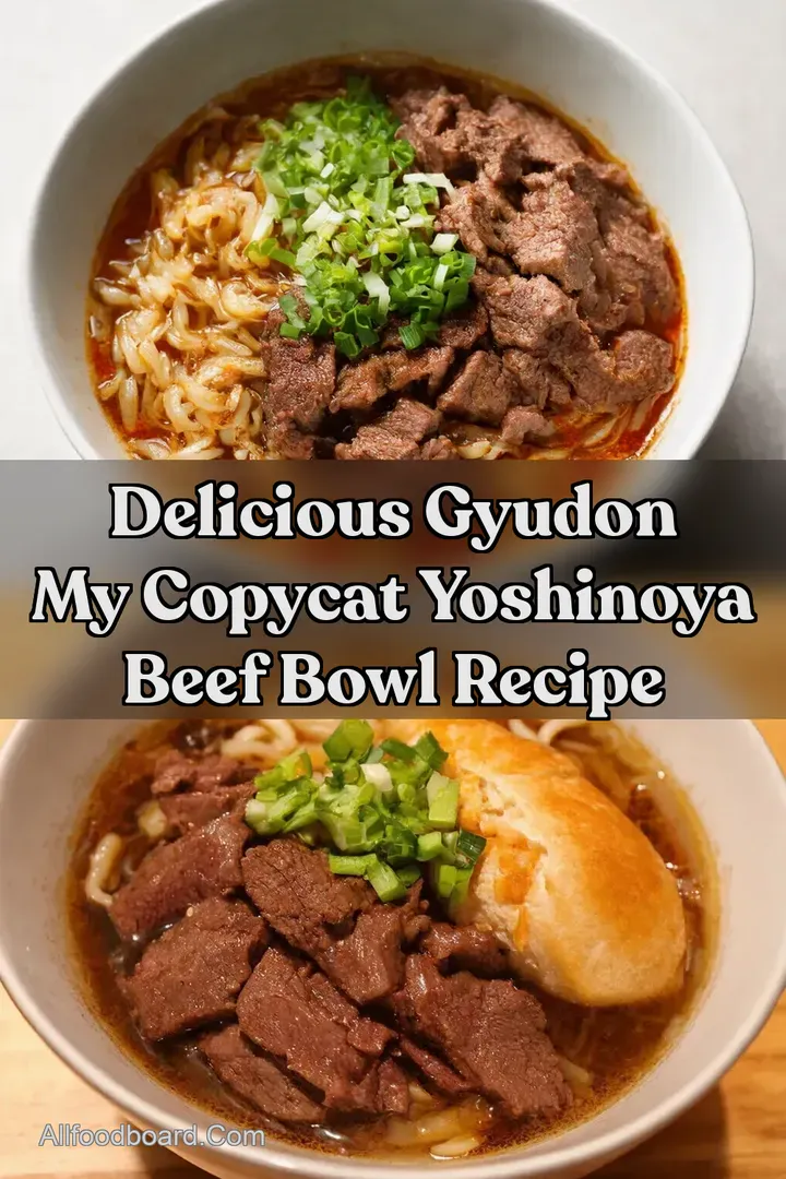 Delicious Gyudon My Copycat Yoshinoya Beef Bowl Recipe