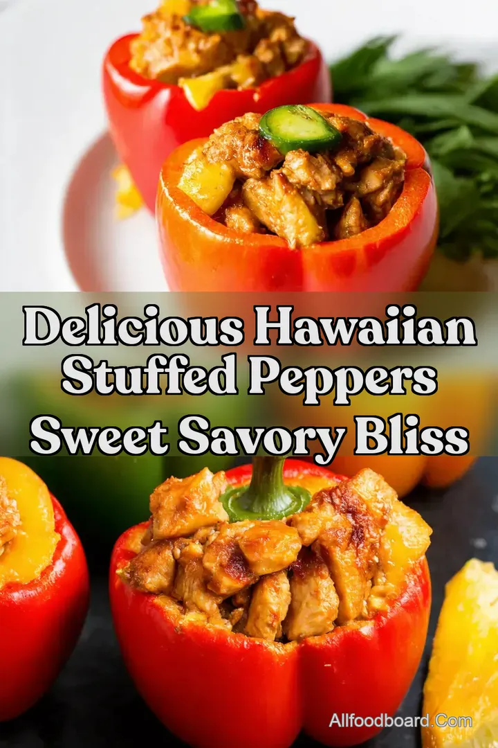 Delicious Hawaiian Stuffed Peppers Sweet Savory Bliss