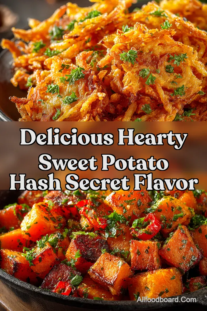 Delicious Hearty Sweet Potato Hash Secret Flavor : PIN FOR LATER Delicious Hearty Sweet Potato Hash Secret Flavor