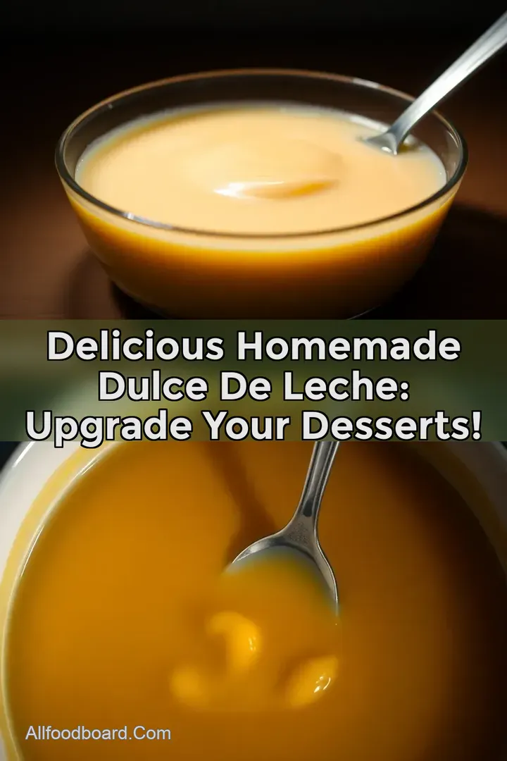 Delicious Homemade Dulce de Leche: Upgrade Your Desserts! : PIN FOR LATER Delicious Homemade Dulce de Leche: Upgrade Your Desserts!