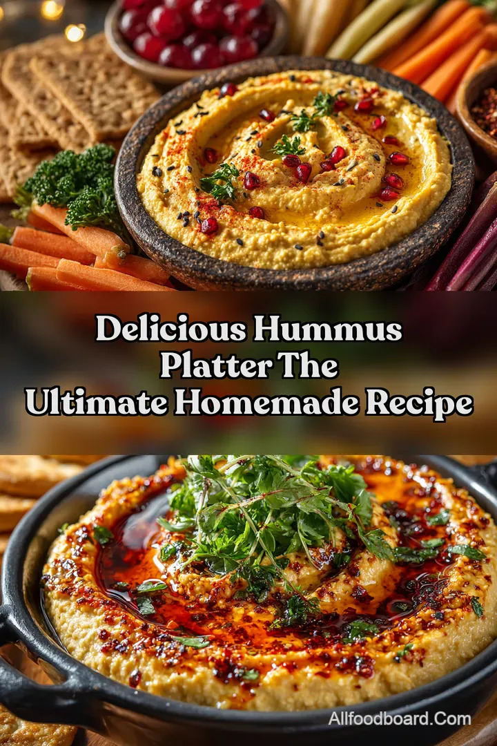 Delicious Hummus Platter The Ultimate Homemade Recipe
