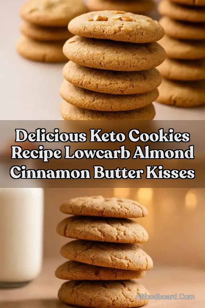 Delicious Keto Cookies Recipe LowCarb Almond Cinnamon Butter Kisses