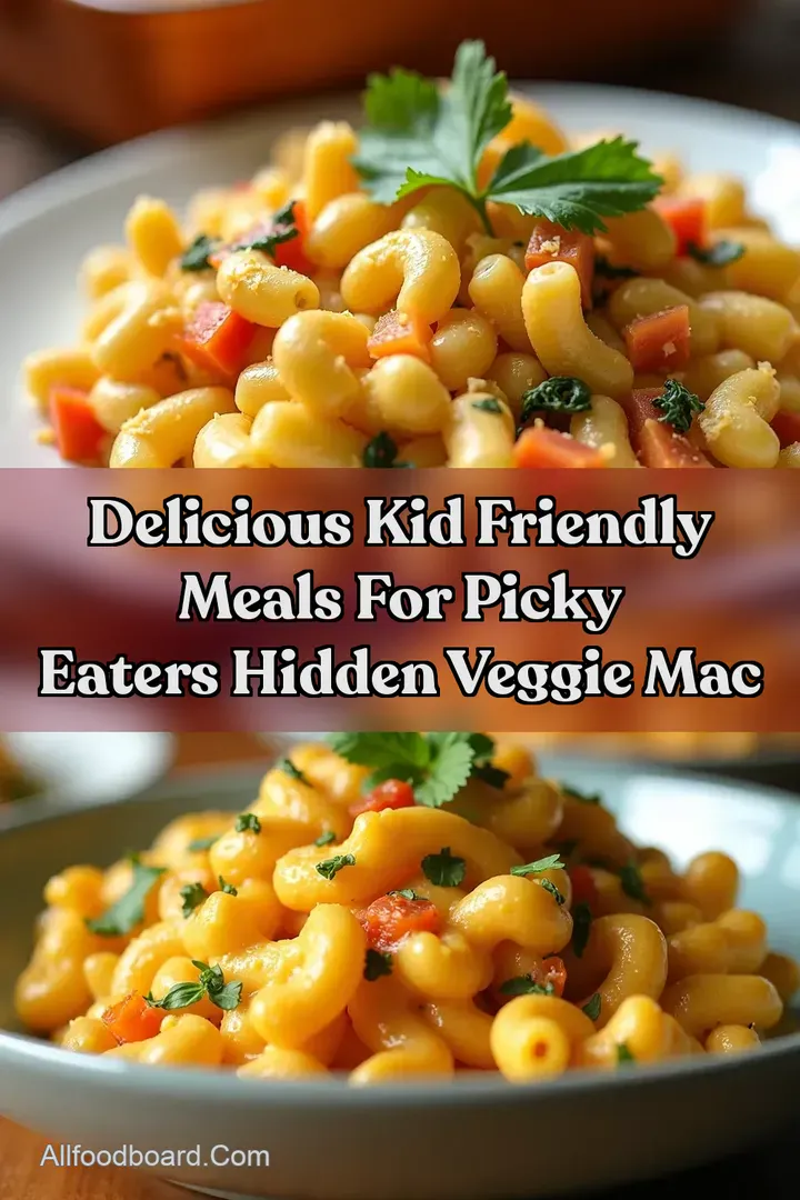 Delicious Kid Friendly Meals For Picky Eaters Hidden Veggie Mac