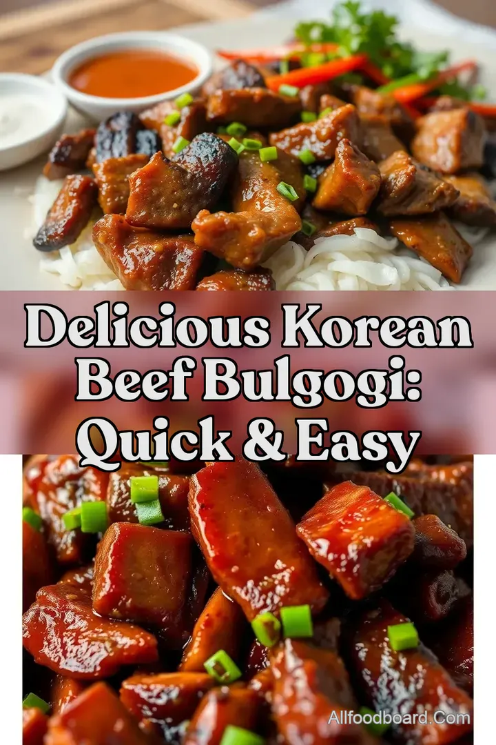 Delicious Korean Beef Bulgogi: Quick &amp Easy