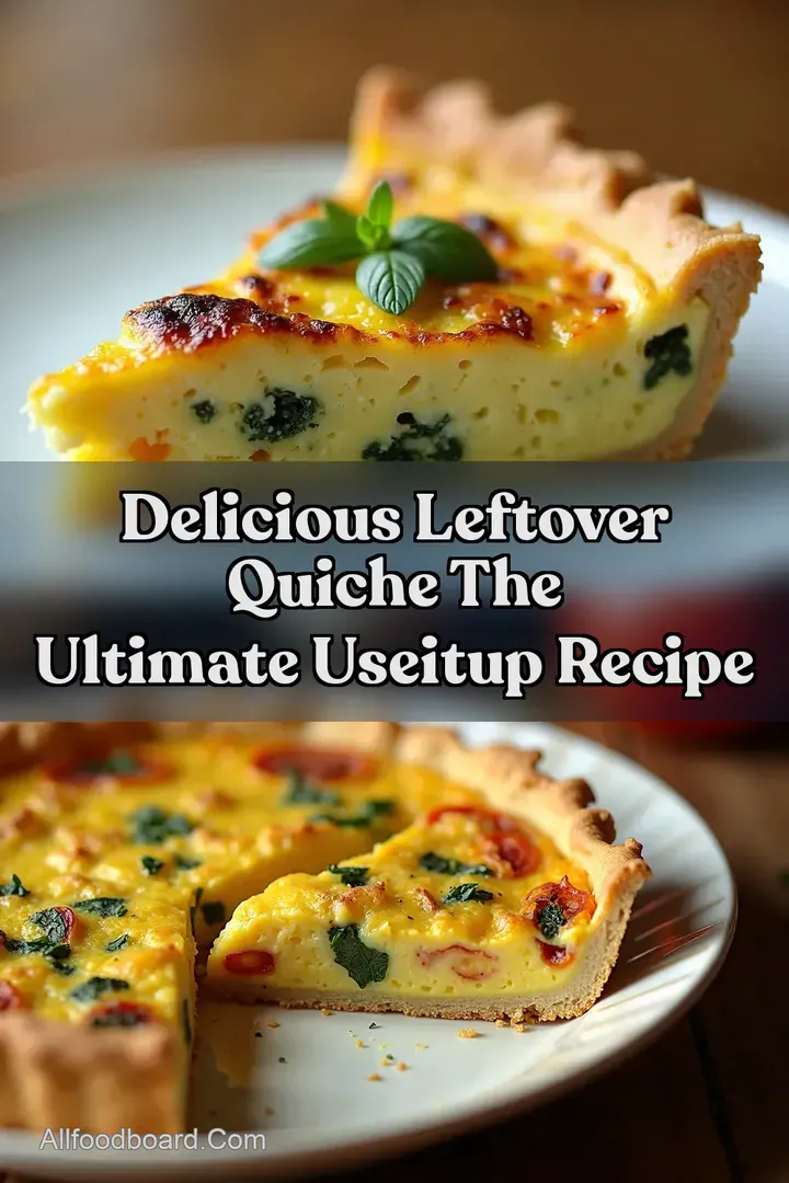 Delicious Leftover Quiche The Ultimate UseItUp Recipe