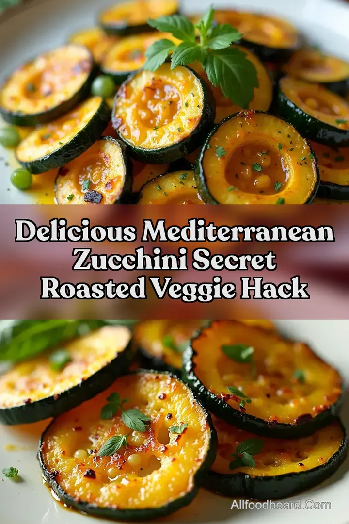 Delicious Mediterranean Zucchini Secret Roasted Veggie Hack