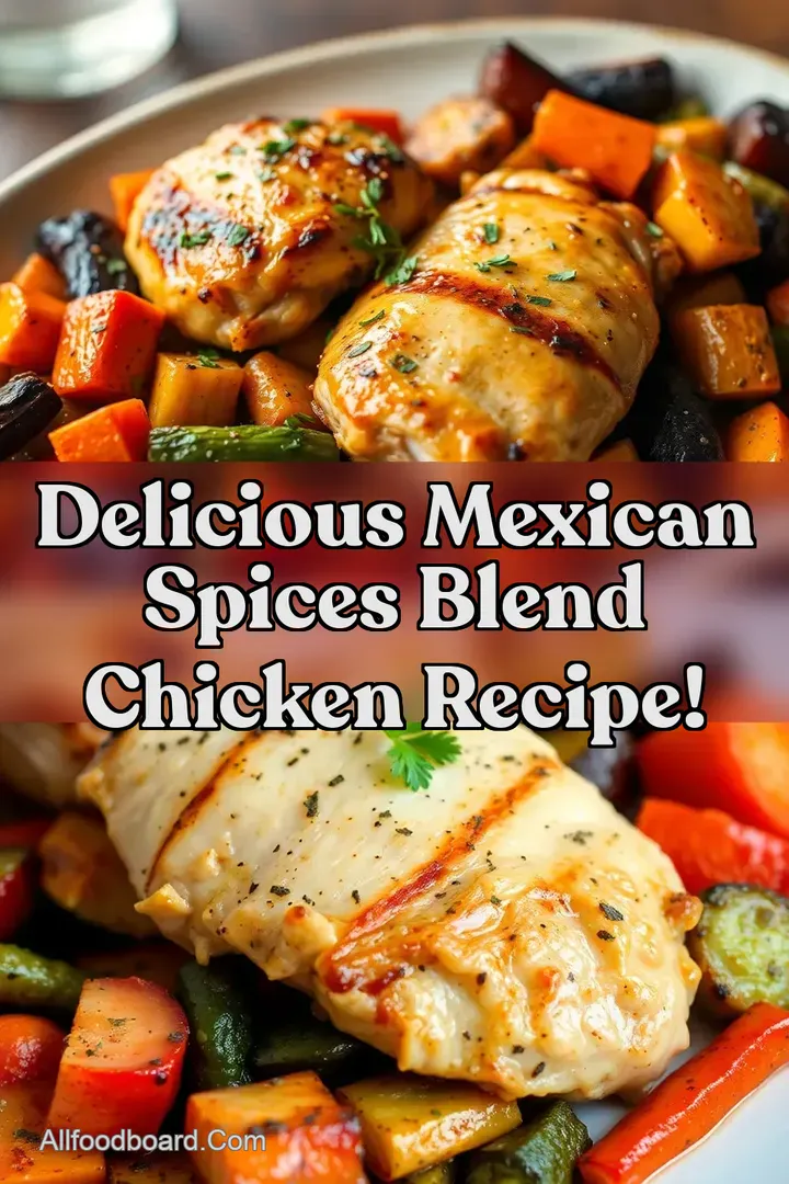 Delicious Mexican Spices Blend Chicken Recipe!