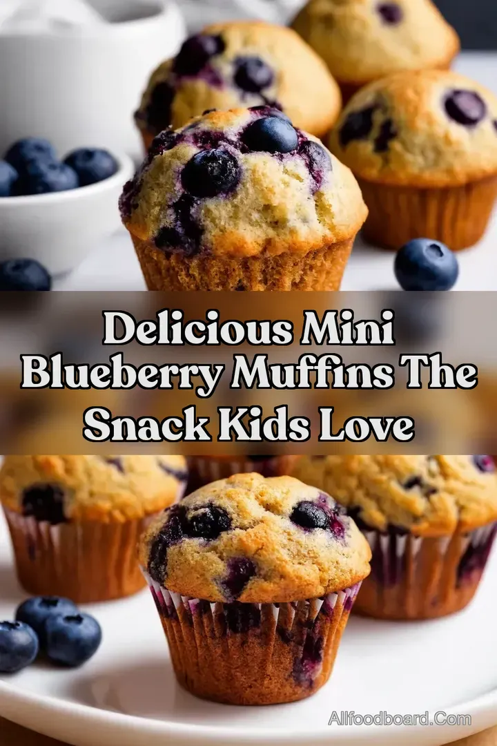 Delicious Mini Blueberry Muffins The Snack Kids Love : PIN FOR LATER Delicious Mini Blueberry Muffins The Snack Kids Love