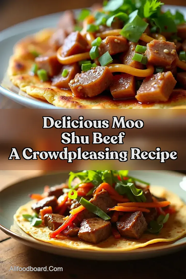 Delicious Moo Shu Beef A CrowdPleasing Recipe