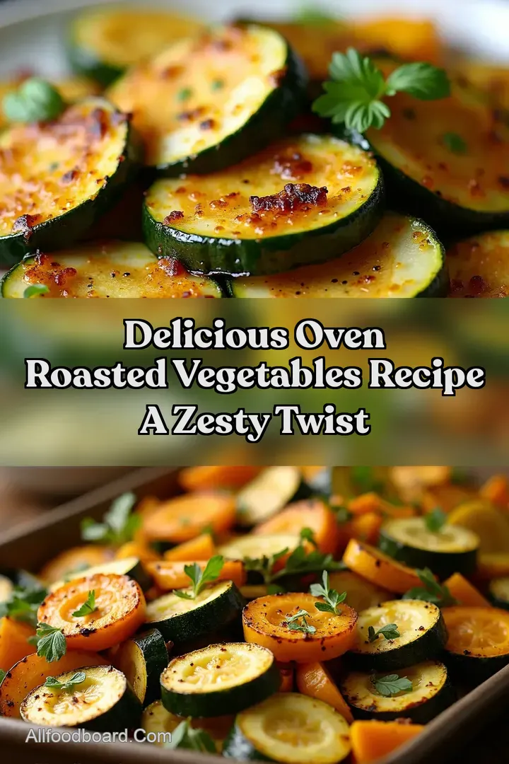 Delicious Oven Roasted Vegetables Recipe A Zesty Twist : PIN FOR LATER Delicious Oven Roasted Vegetables Recipe A Zesty Twist