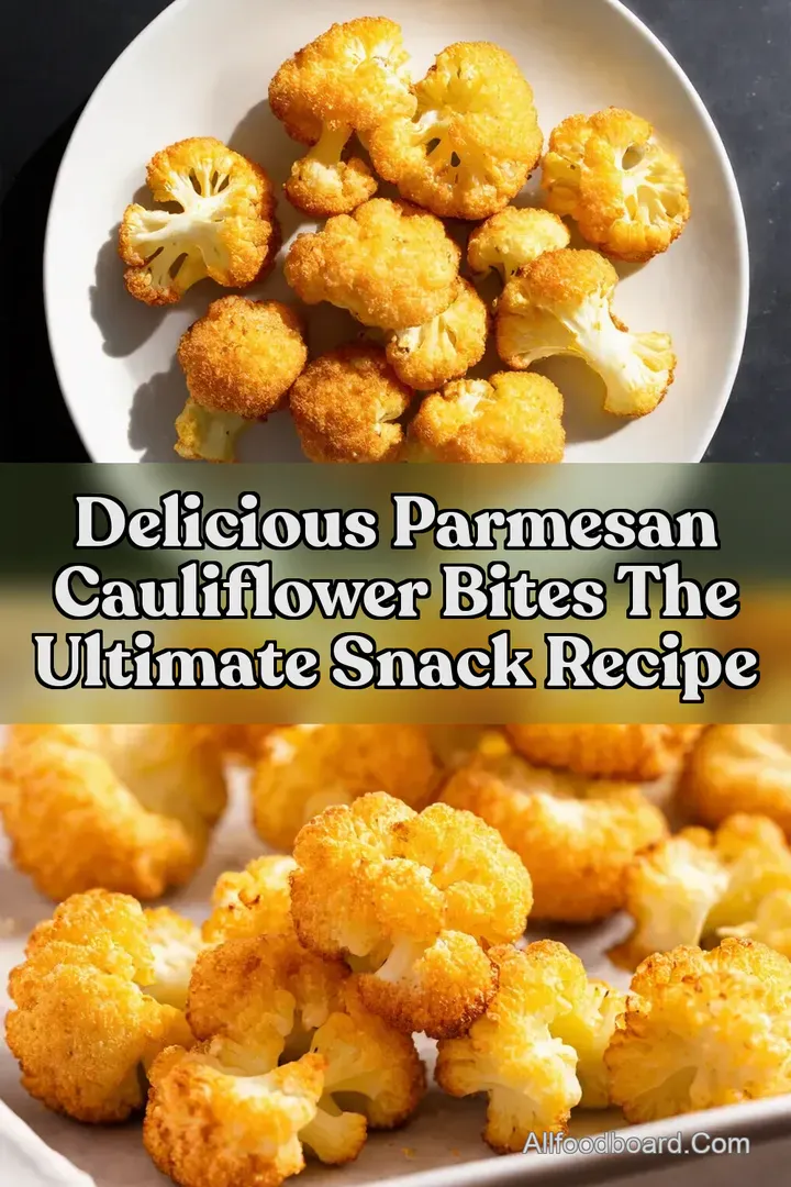 Delicious Parmesan Cauliflower Bites The Ultimate Snack Recipe