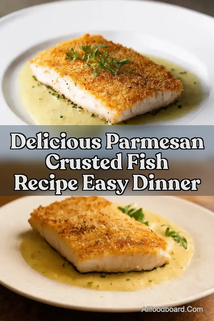 Delicious Parmesan Crusted Fish Recipe Easy Dinner