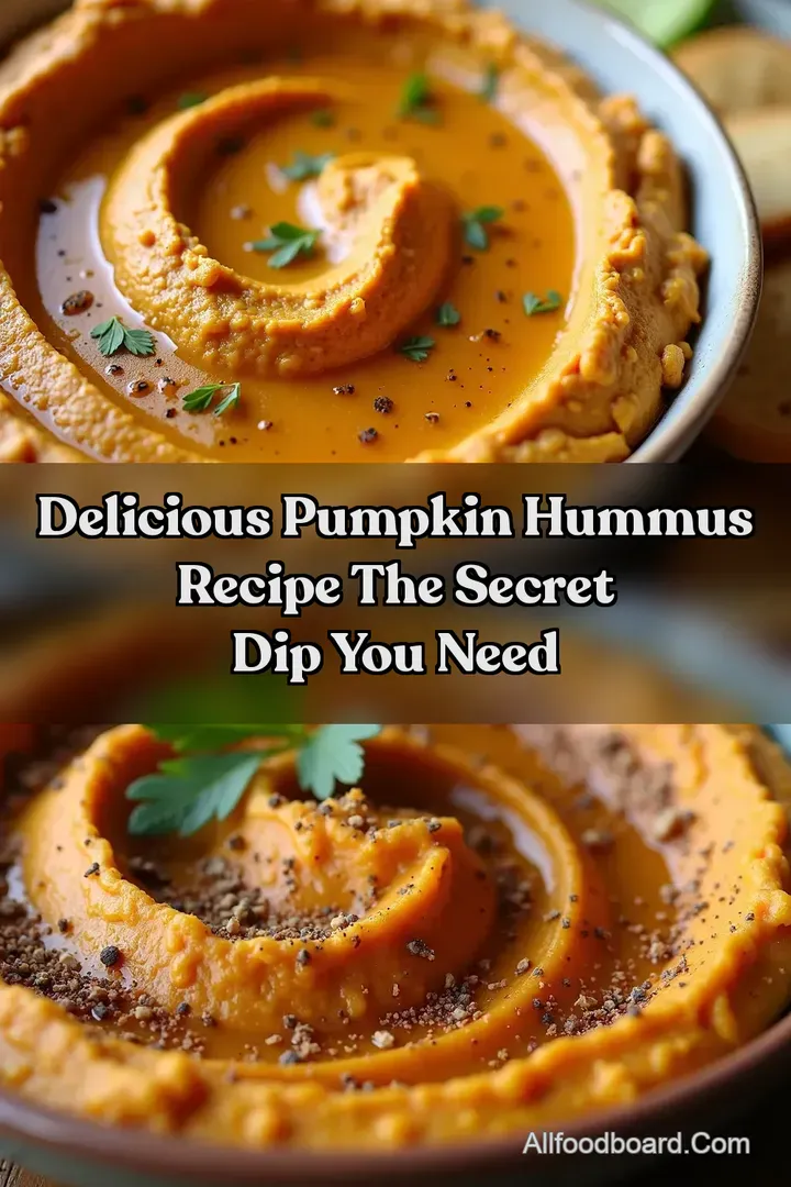 Delicious Pumpkin Hummus Recipe The Secret Dip You Need